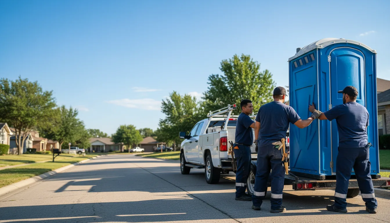 Portable Toilet Rental in Covington, TX near me